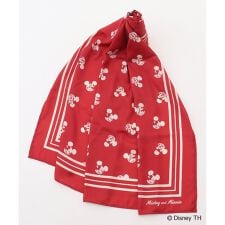 【ディズニー】ミッキーマウス/ミッキーマウス＆ミニーマウススカーフ