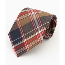 Ｊプレス(J.PRESS)のマドラスチェック ネクタイ