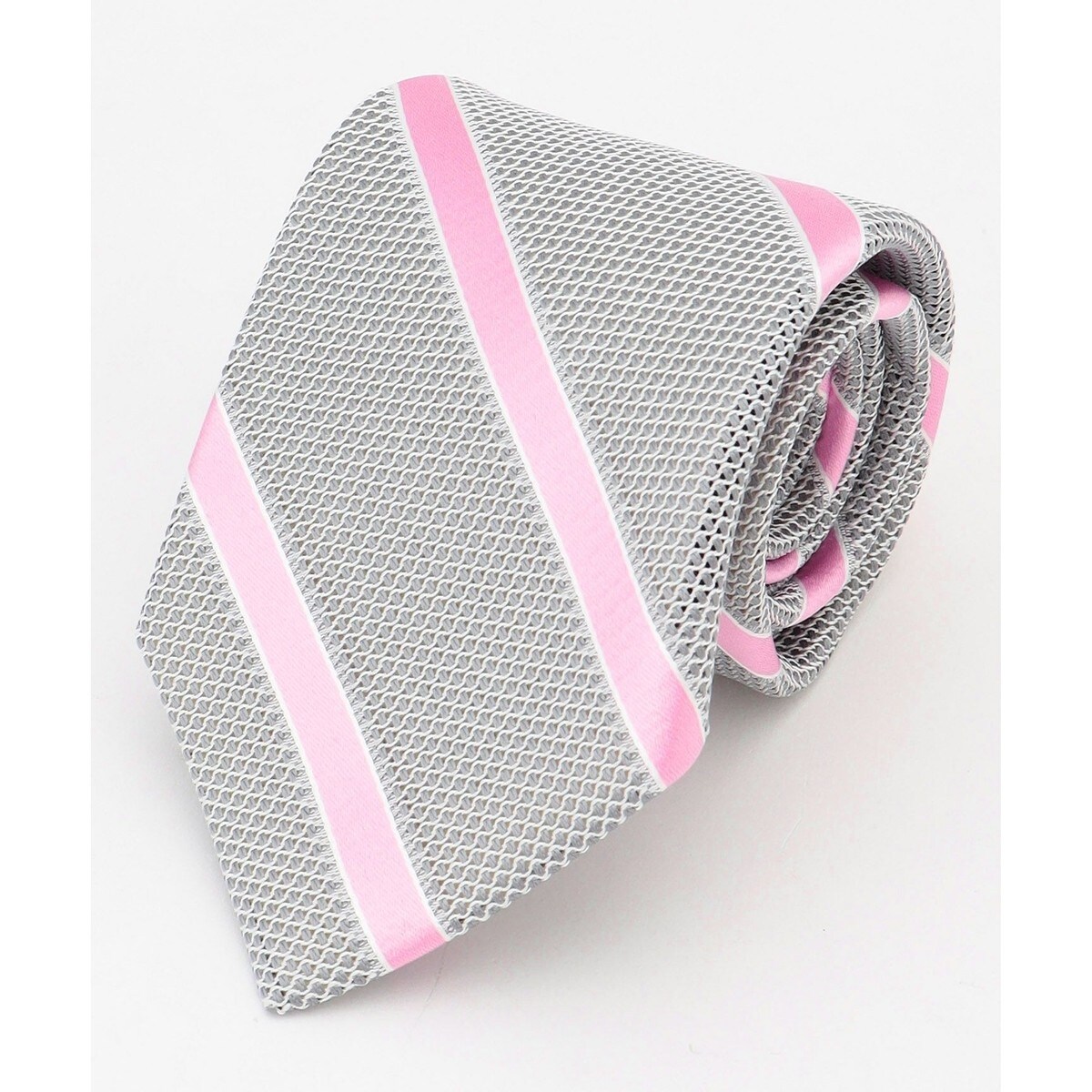 JAPANESE SILK FRESCO TIE COLLECTION】レジメンタル ネクタイ | J