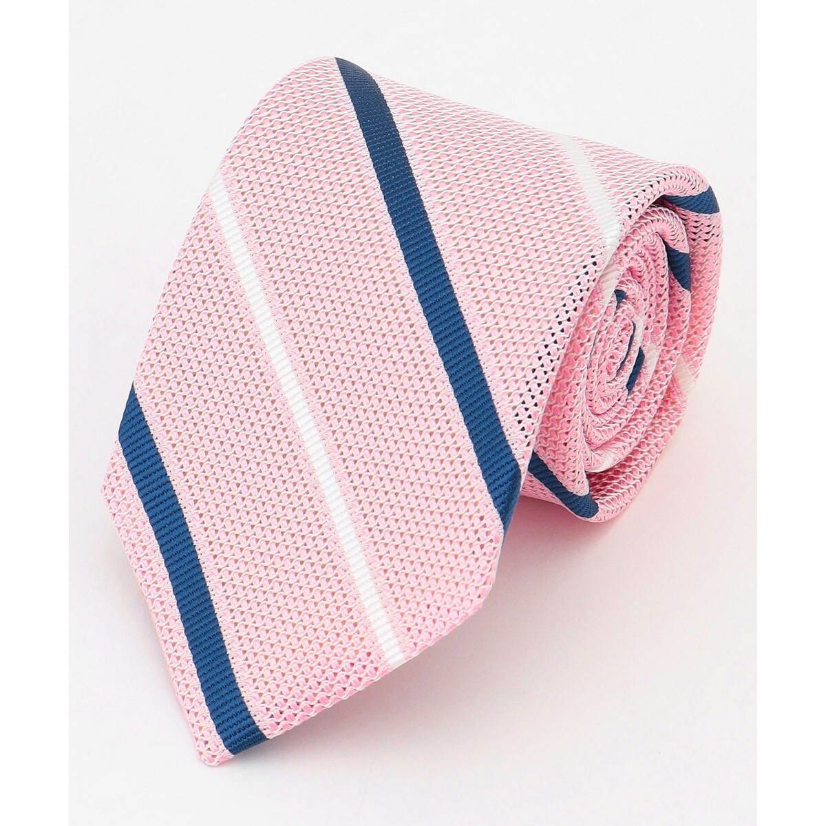 JAPANESE SILK FRESCO TIE COLLECTION】マルチストライプ ネクタイ