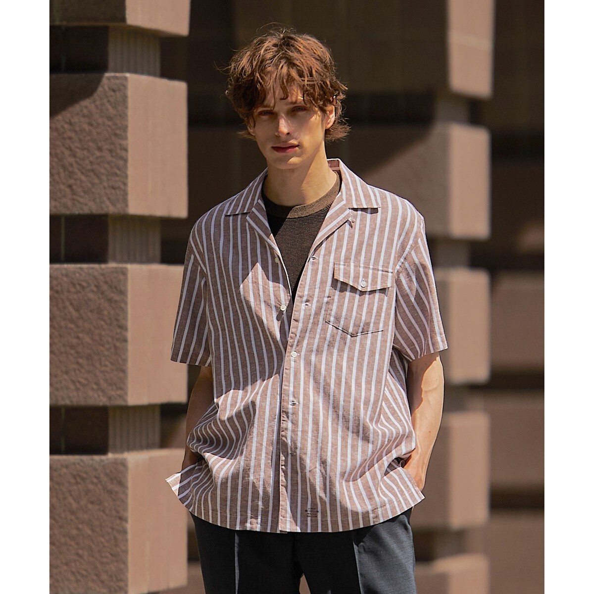 HYBRID LINEN】オープンカラーシャツ | Jプレス(J.PRESS) | マルイ