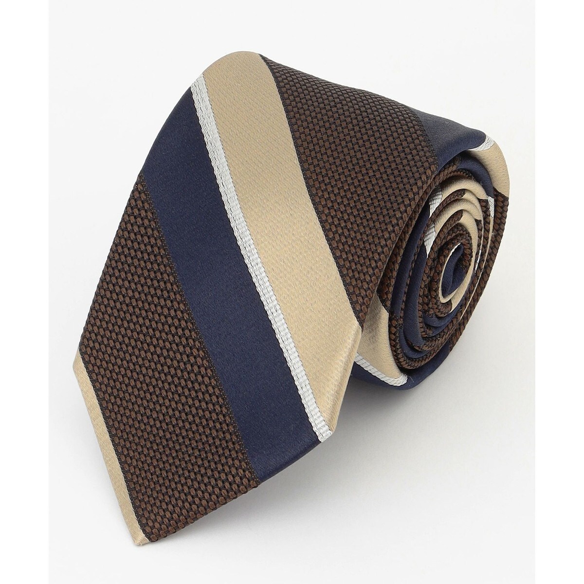 JAPANESE SILK FRESCO TIE COLLECTION】マルチストライプ ネクタイ