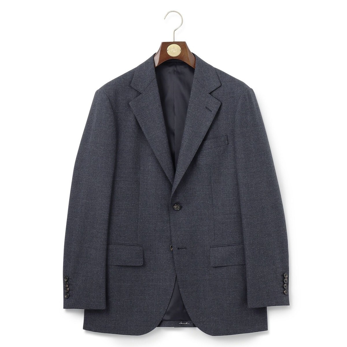 Ree新品【J.PRESS】ペピンメリノ　オーセンティック紺ブレザー 定番 ／ 不朽の名作】ペピンメリノトロピカル 紺ブレザー ／ 金