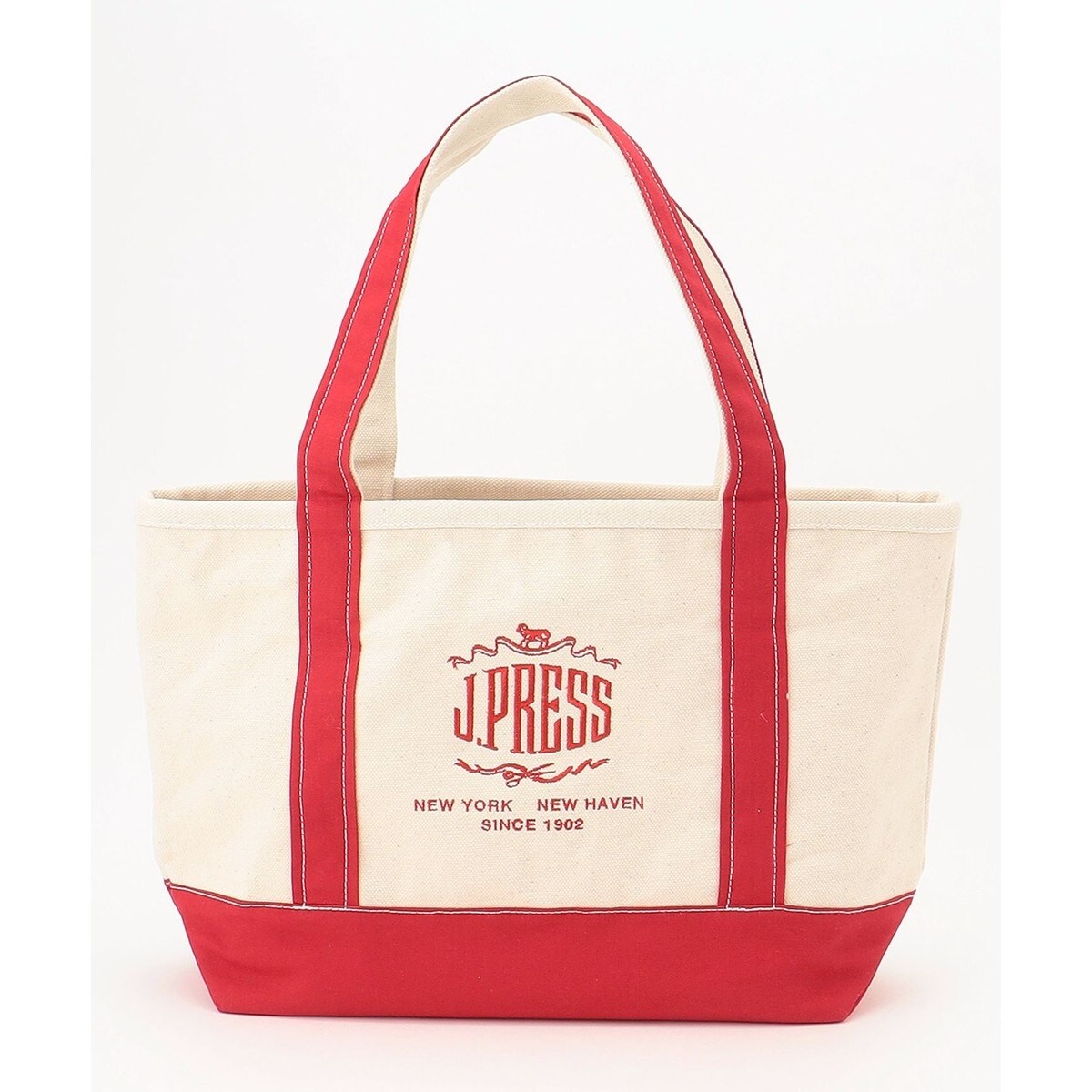 値下げCHARLES JEFFREY LOVERBOY トートバッグ Charles Jeffrey LOVERBOYのネイビー ニットパッチ デニムトート