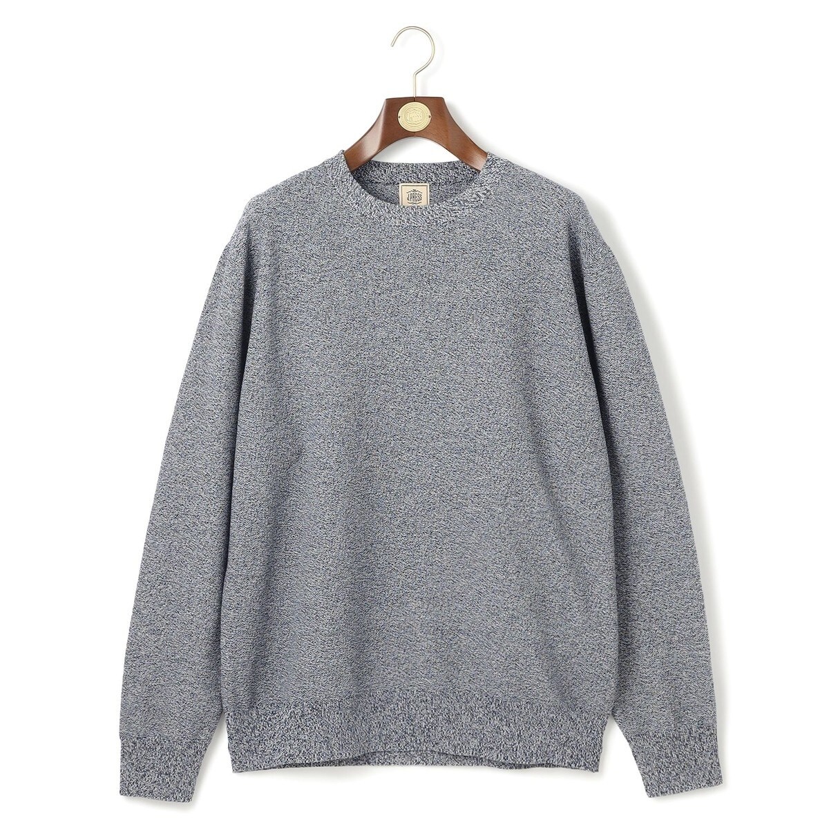 orimi PURITANS LOGO SWEATER ニット モーガン着用 orimi PURITANS LOGO SWEATER ニット モーガン着用（Orimi