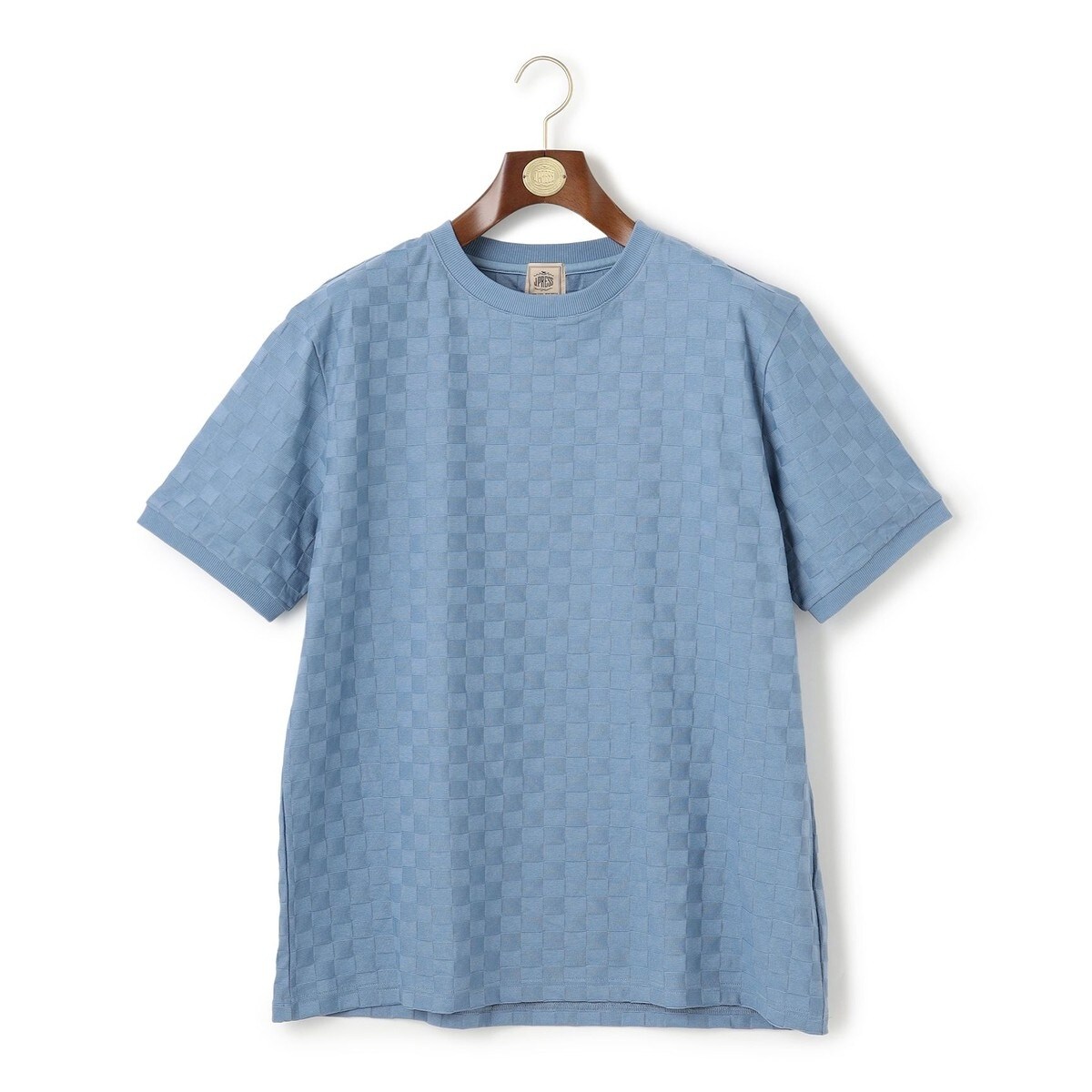 【吸水速乾】COOL COMFORT ニューヨーカーエンボスプリント 半袖 クルーネッ 吸水速乾】COOL COMFORT ニューヨーカーエンボスプリント 半袖