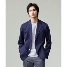 シャツの軽快さ×ジャケットの上品さ【 盛夏対応 / 軽量 / 洗える / 高通気性】千鳥レース サマ
