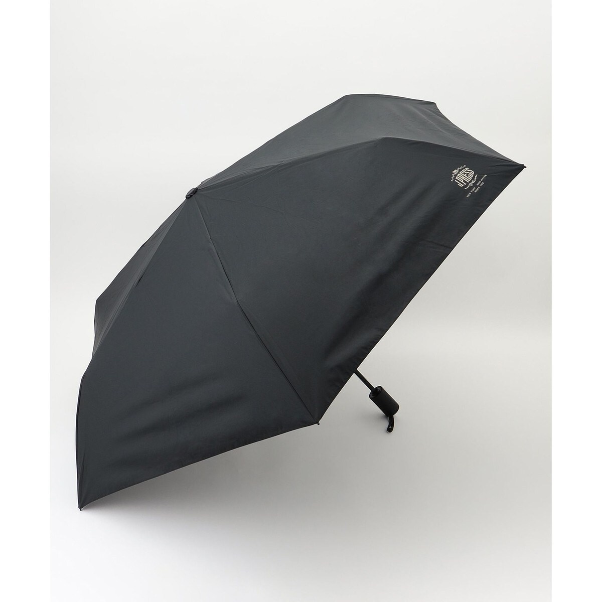 新品★マッキントッシュフィロソフィー　晴雨兼用　折りたたみ　UV加工　開きやすい 晴雨兼用折りたたみ日傘 ボーダー ロゴ 遮光 遮熱 UV 軽量 ユニ