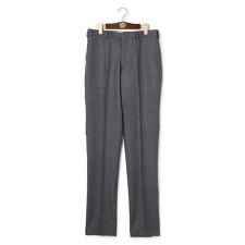 【ストレッチ / 洗える】トリートメントウール フランネル スラックス