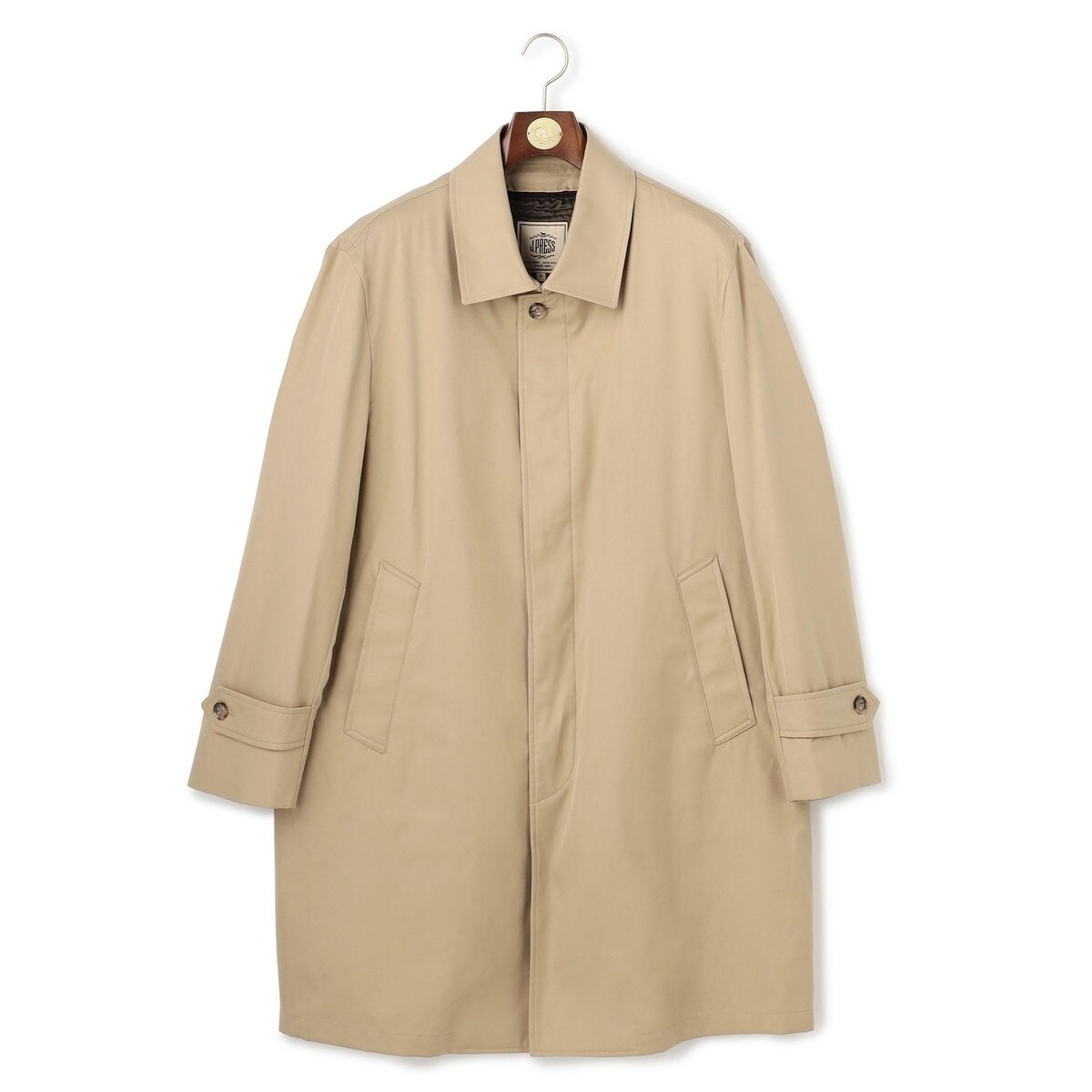 新品タグ付き ジョゼフ 2024年 コットンシルクギャバジン ステンカラーコート KING SIZE】【定番】コンパクトスピンギャバジン ステンカラーコート