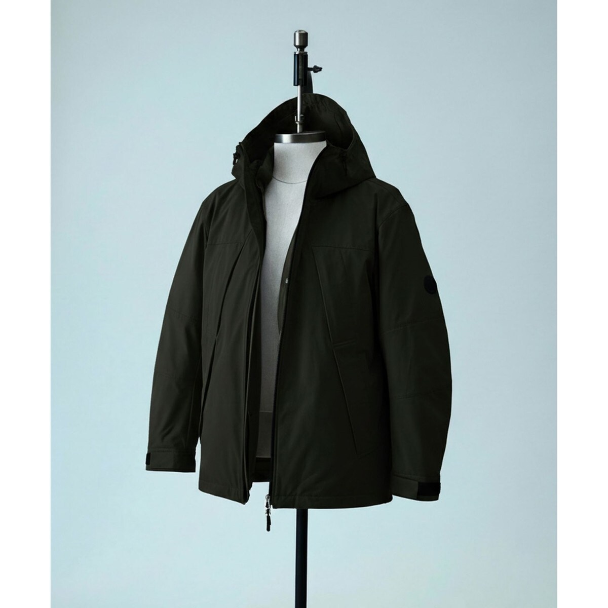 ヘルノ　HERNO Laminar ネイビー モッズダウンコート サイズ46 ヘルノ HERNO Laminar ネイビー モッズダウンコート サイズ46