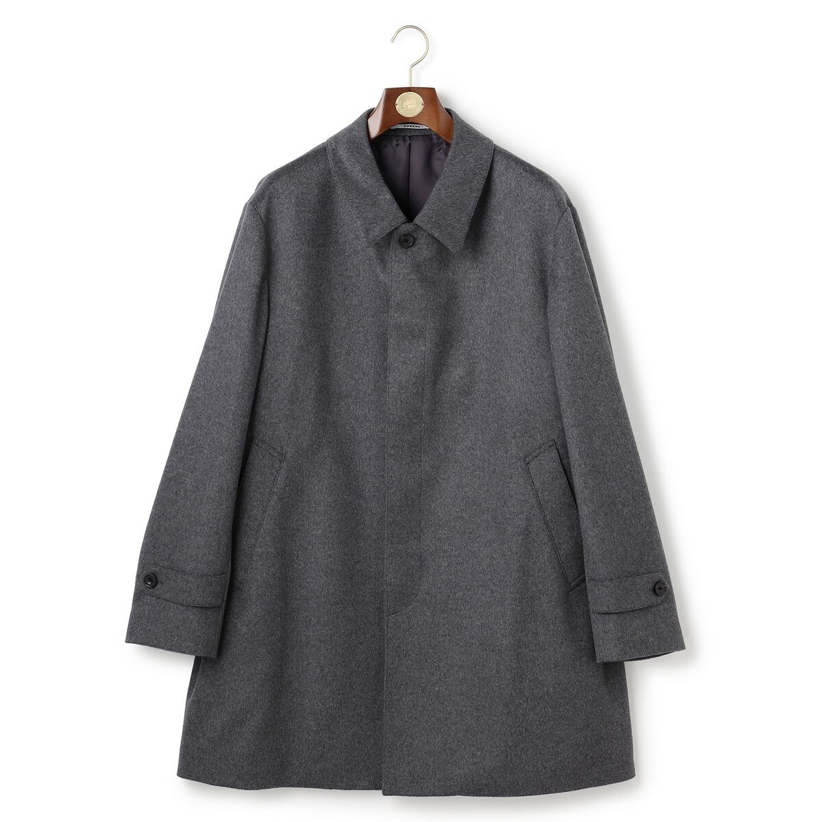WEB・一部店舗限定】ウールカシミヤビーバーステンカラー コート | J