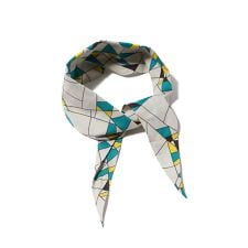 【J.PRESS ORIGINALS】Vintage Print Losange Scarf