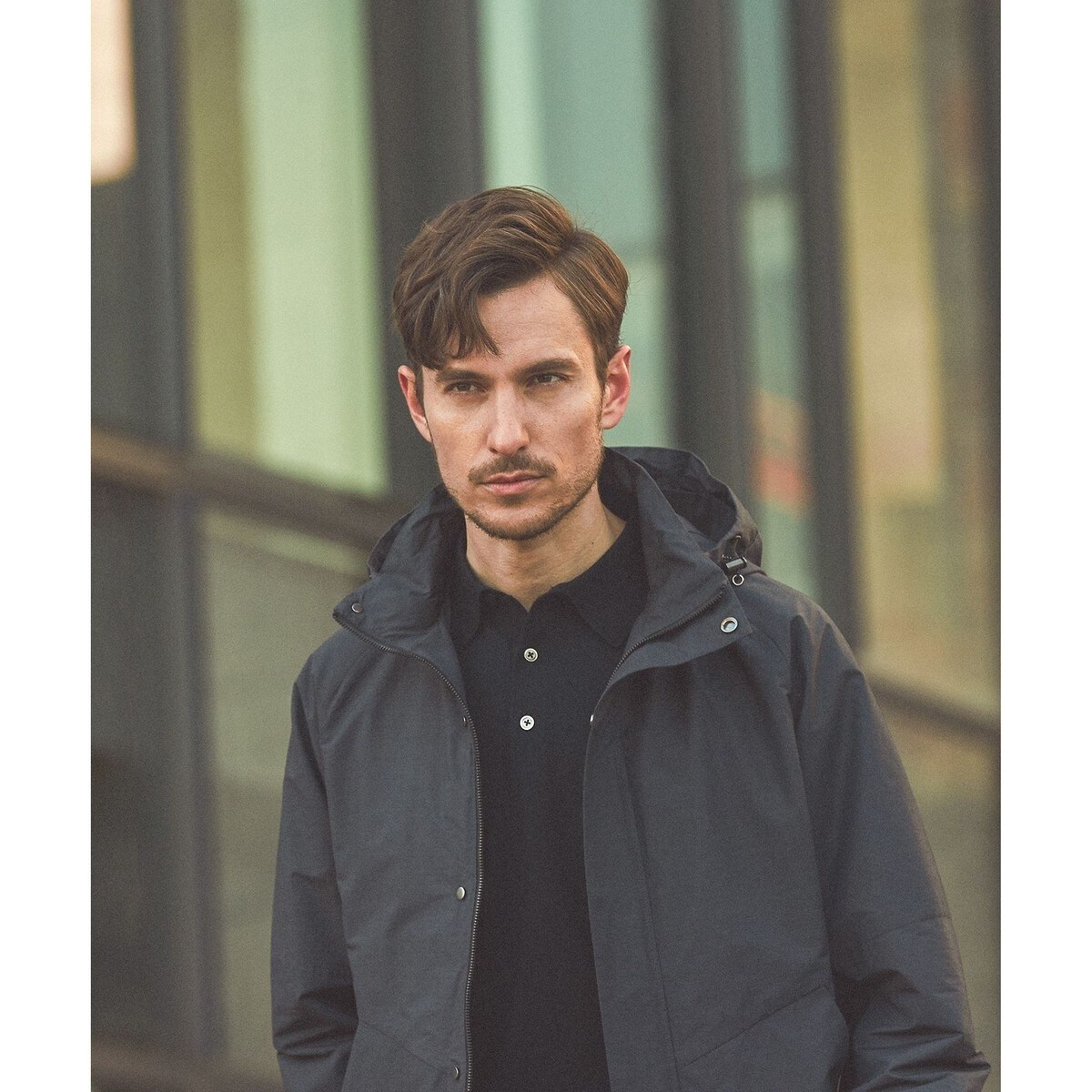 143 新品 五大陸 ルミレットウール フーデットパーカー コート L JIL SANDER ジルサンダー ジャケット