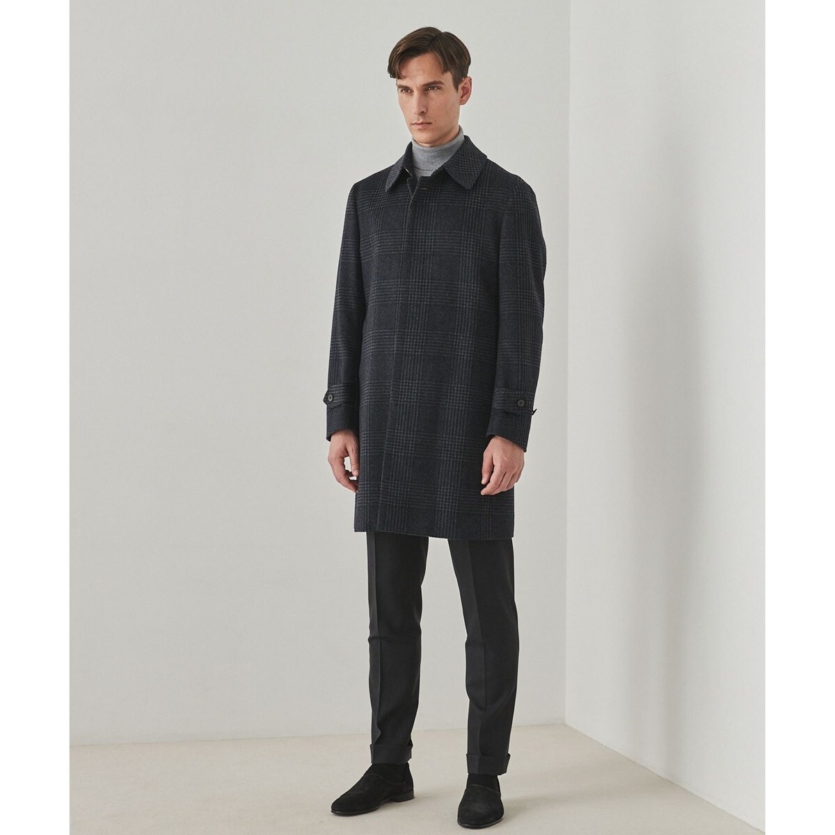 アンゴラビーバー ステンカラーコート | 五大陸(gotairiku