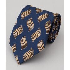 【日本製】ネクタイ_ウェーブ柄