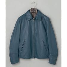 【24AW新作】シープレザー シングルカラーブルゾン