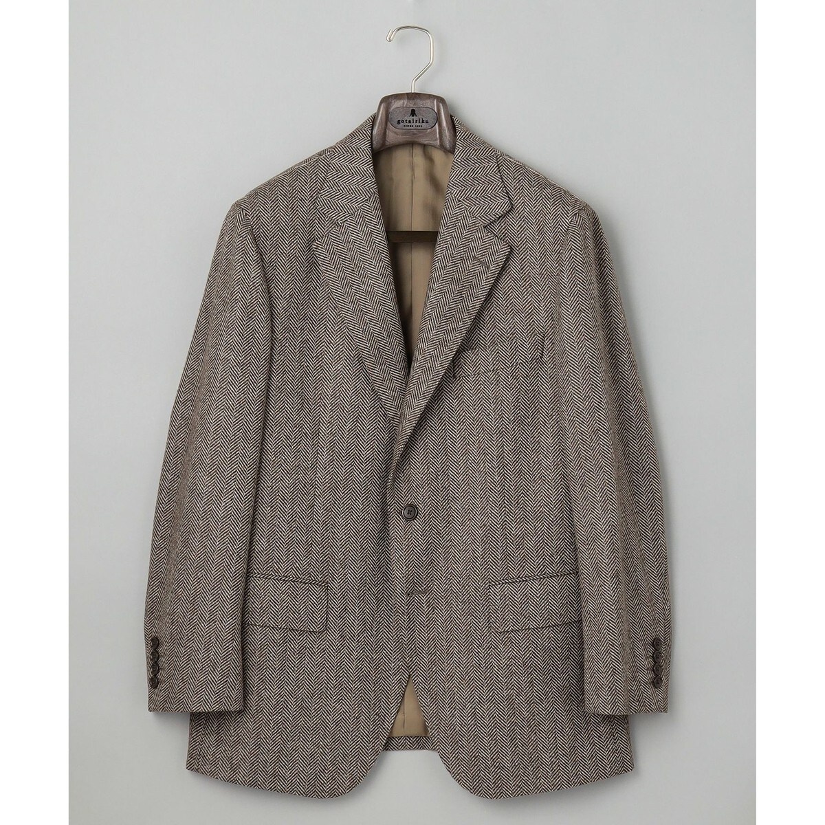 尾州】カシミヤブレンド定番ヘリンボーン ジャケット(2024年モデル