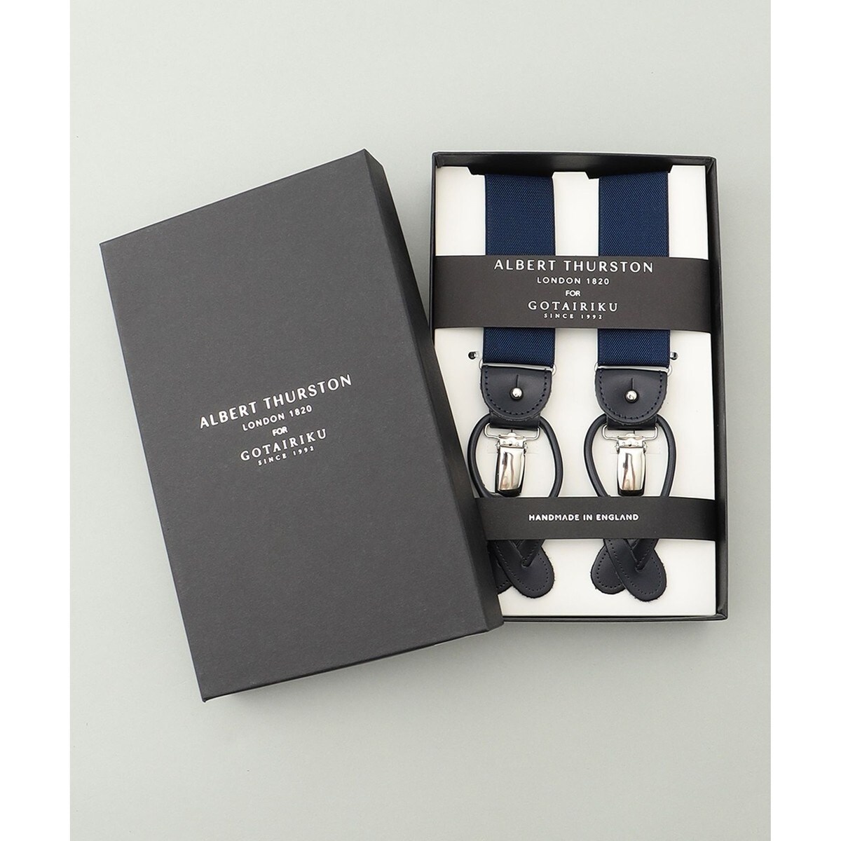 【 THURSTON ×GOTAIRIKUサスペンダー ネイビー新品 ALBERTTHURSTON_サスペンダー | 五大陸(gotairiku) | マルイウェブチャネル