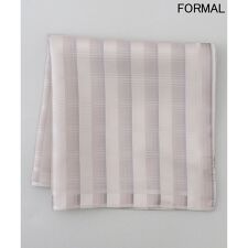 【WEAR BLACK】シルク100％ フォーマルチーフ_チェック