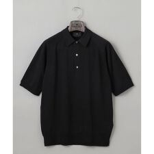 GOLD LABEL/WEB&一部店舗限定【洗える】シーアイランドコットン ラグラン半袖ニットポロ