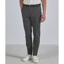 仕事で着られる 冷んやり綿パン【接触冷感/ストレッチ】ストレッチサマーポプリン