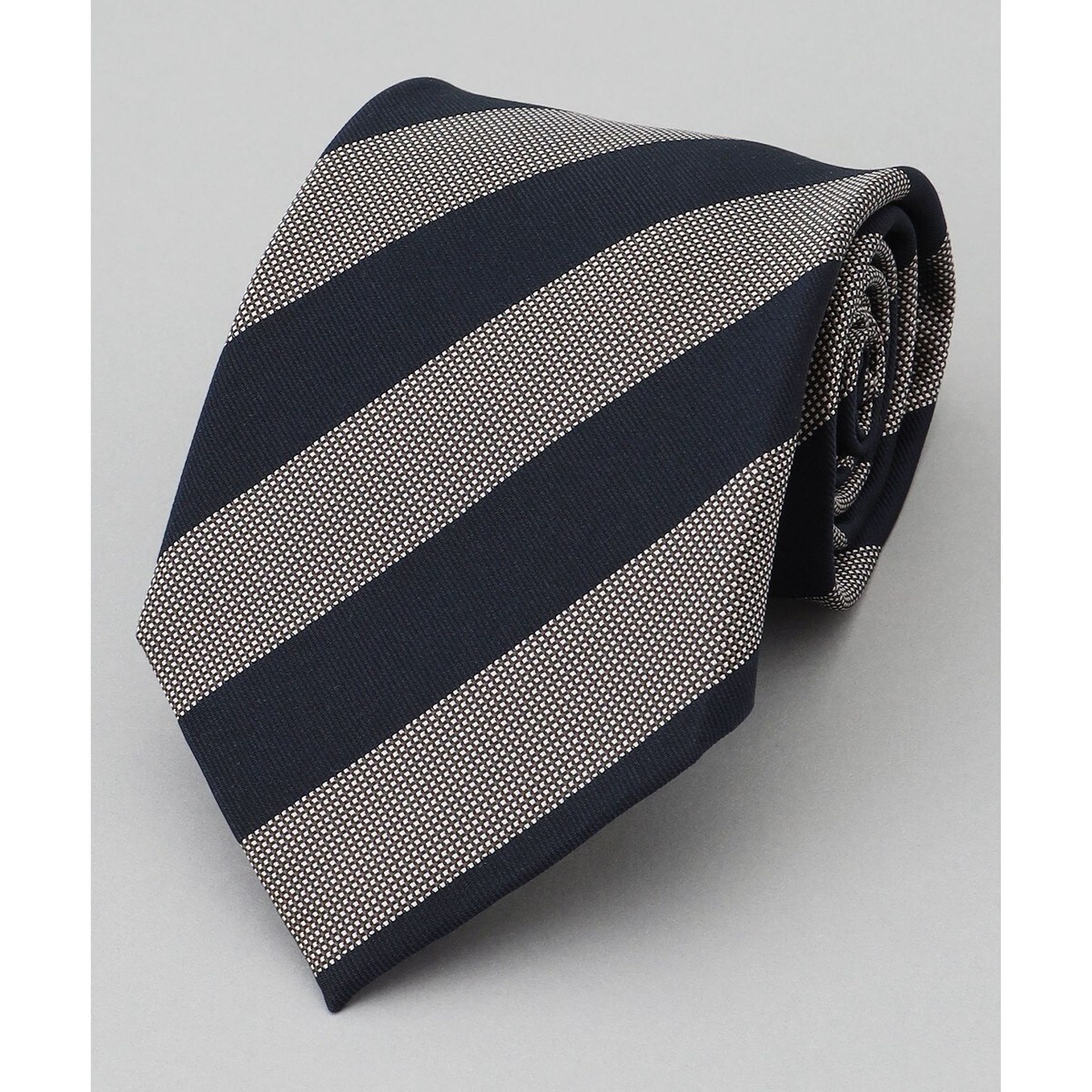 GOTAIRIKU別注【日本製】シルク ネクタイ_レジメンタル柄 | 五大陸