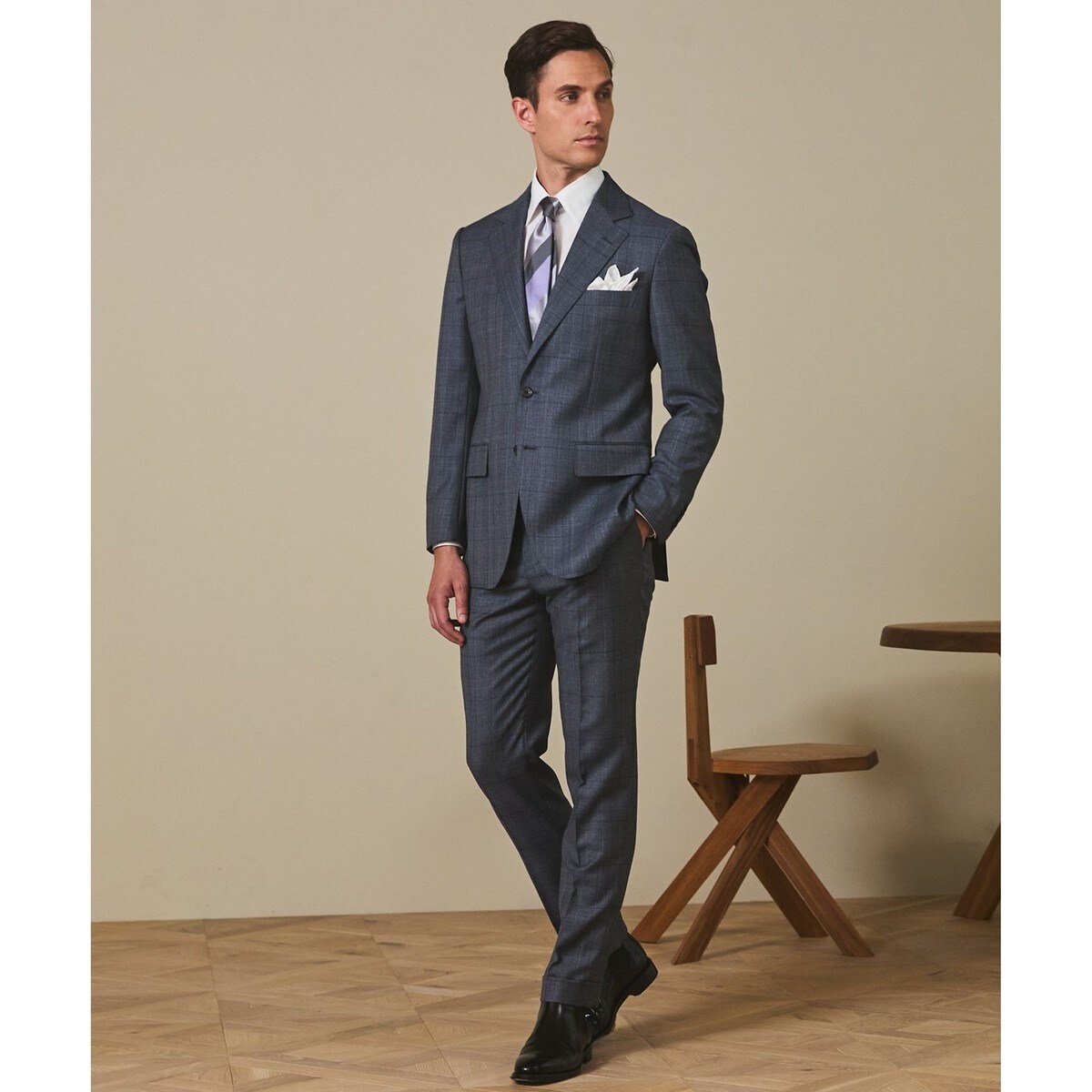 ZEGNA/ゼニア】TROFEO/トロフェオ スーツ（グレー×格子） | 五大陸