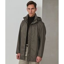 25年新作/3シーズン対応【仕事で着用可】メランジカルゼ フーデッドブルゾン_無地