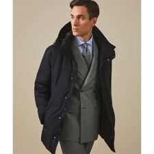 WEB限定【仕事で着られる】ドレスダウンコート_ストレッチツイル_25年新作