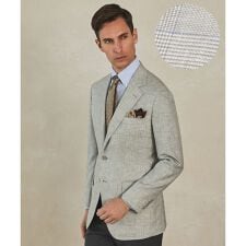 【CANONICO/カノニコ】ヴィンテージ ジャケット_エクリュグレンチェック