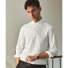 あのBIZポロが 長袖に【仕事で着られる】キレイめ 鹿の子 ビズポロシャツ_ロング