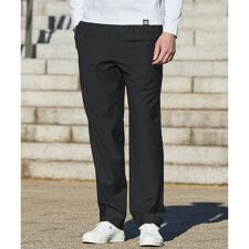 カジュアルセットアップ対応【洗える/ストレッチ】YUNSA リラックストラウザーズ