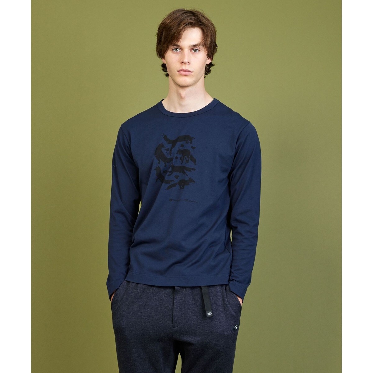 【テーム・ヤルビー コラボ・サスティナブル】ビオグレース天竺 Tシャツ テーム・ヤルビー コラボ・サスティナブル】ビオグレース天竺 T