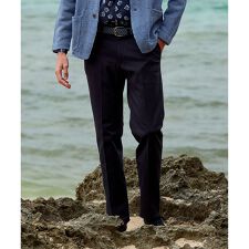 【ウエストも伸びる！】オーガニックストレッチ パンツ