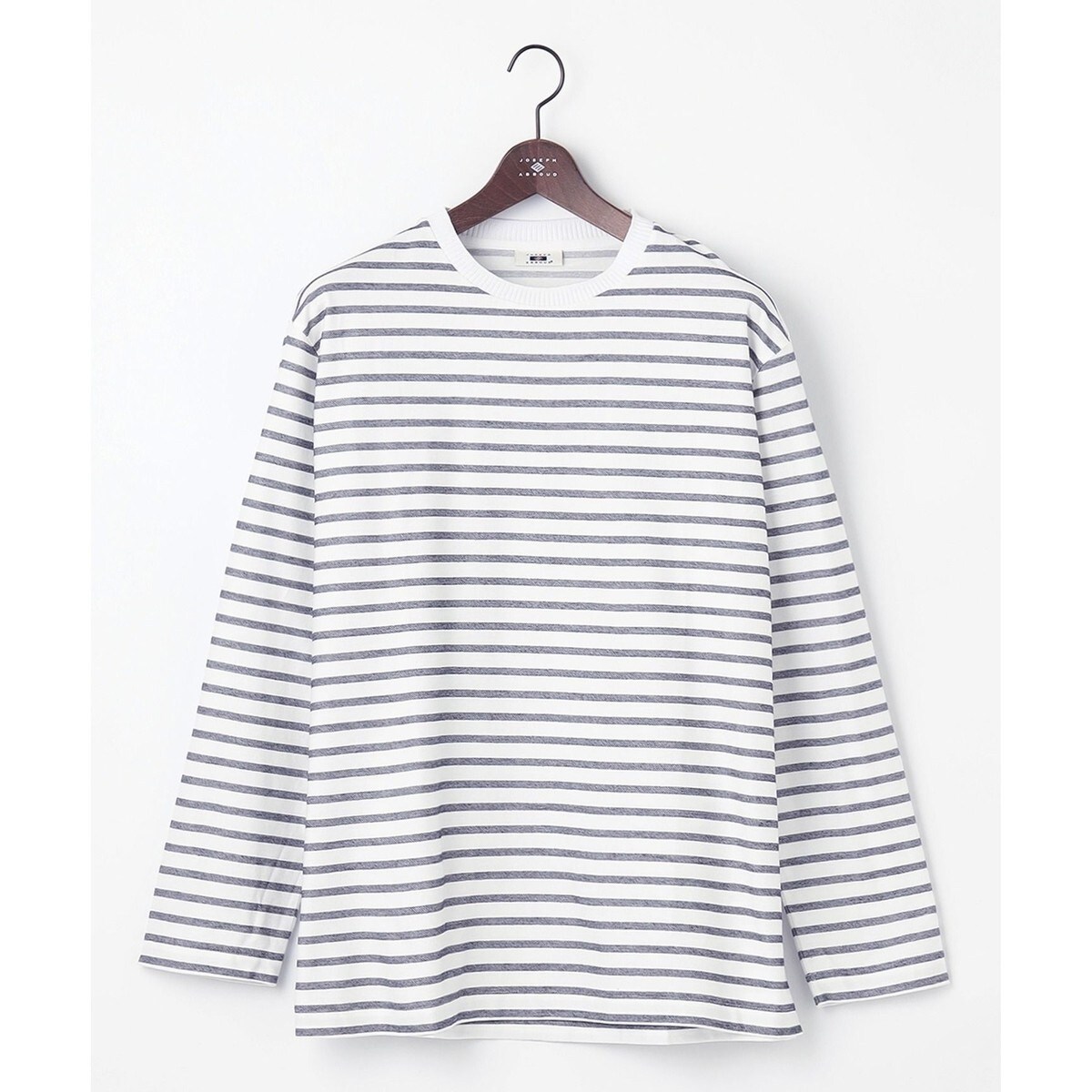【キングサイズ・オーガニックコットン使用・好評につき長袖登場！】JOE COTTONサッカーTシャツ JOSEPH ABBOUD｜【オーガニックコットン使用・日本素材・日本