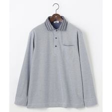 【キングサイズ・消臭などの高機能】オーガニックコットン ダディ 長袖 ポロシャツ