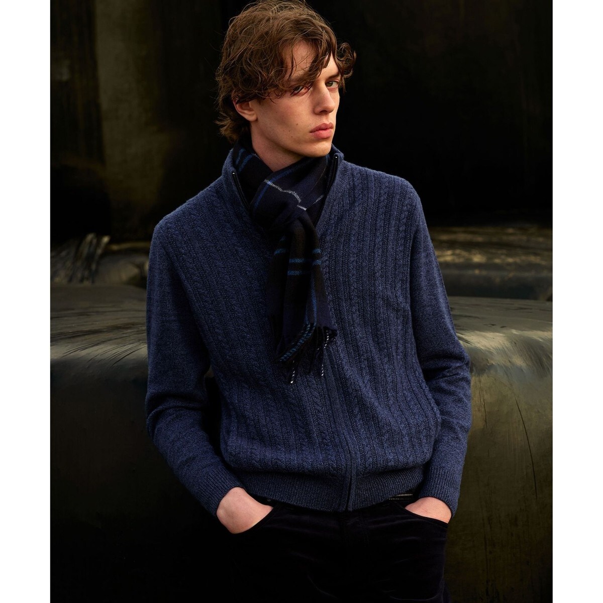 グレンチェック ウール カーディガン | ポロ ラルフ ローレン