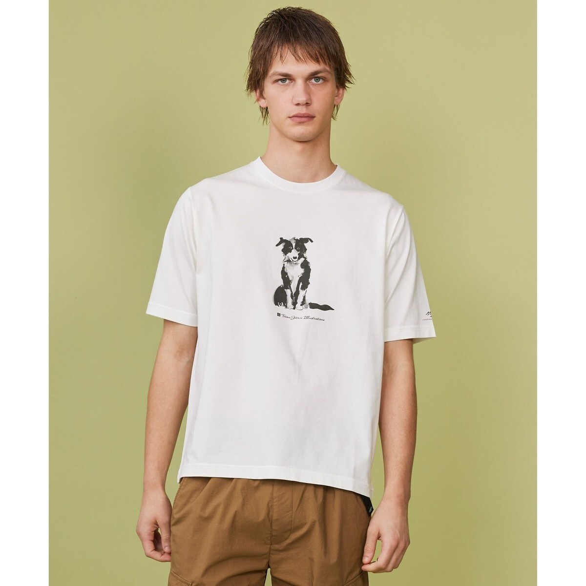 【日本製・アーティストコラボレーション】プレーティング天竺Tシャツ 日本製・アーティストコラボレーション】プレーティング天竺T