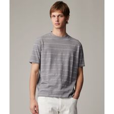 【和紙ニット/日本素材・縫製/ 軽量/通気性/速乾性】和紙フライスボーダー Tシャツ