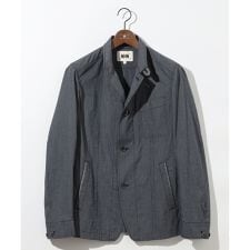 夏ブルゾン【JAPANファブリック/清涼/軽量】ダブルワッシャーストレッチ ブルゾン