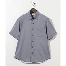 【ストレッチ・イージーケア】コンパクトジャージープリントシャツ