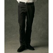 【ウエストも伸びる！オーガニックコットン使用・25AW】トリコチンストレッチ パンツ