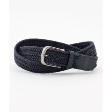 【キングサイズ・イタリア素材・ストレッチ・日本製】レザーメランジストレッチベルト