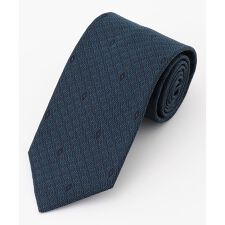 【イタリア素材・日本縫製】トーナルクレストジャカード ネクタイ
