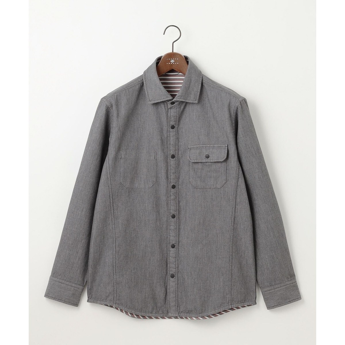 JOSEPH ABBOUD ジョセフ アブード 定価1.9万 ウォッシュ加工 快適ストレッチ コットン テーパード パンツ 32 青▲030▼0818_018 JOSEPH ABBOUD ジョセフ アブード 定価1.9万 シャンブレードビー ハイ