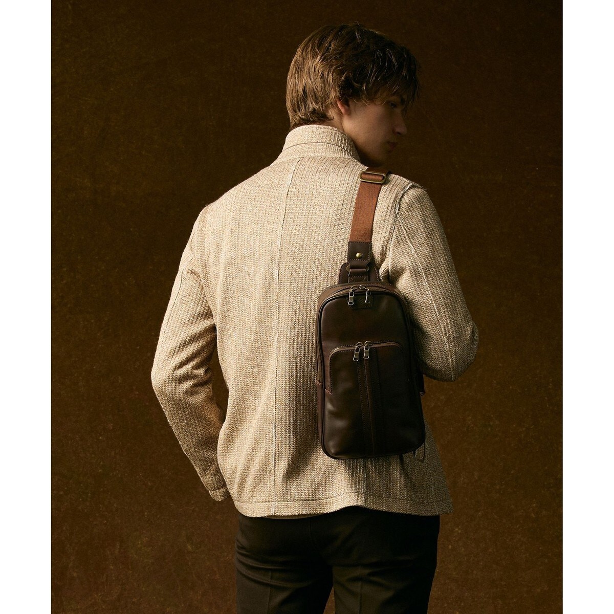 ジョセフ JOSEPH バッグ ワンショルダーバッグ レザー 黒 美品 