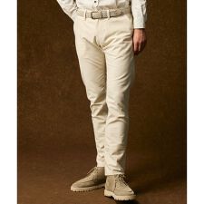 【JAPANファブリック/ストレッチ】ストレッチモールスキン パンツ