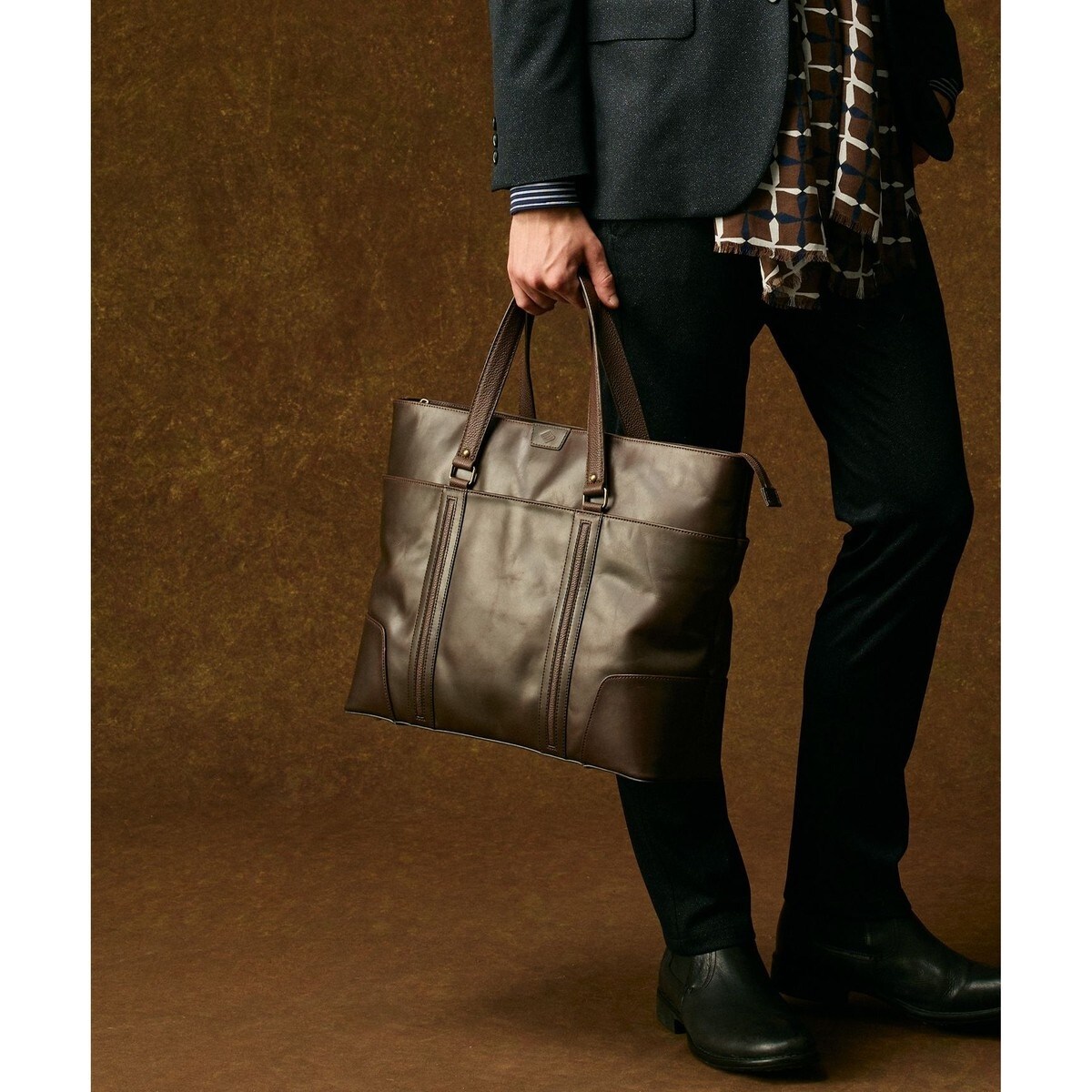 【美品】ジョセフ アブード　ＪＯＳＥＰＨ　ＡＢＢＯＵＤ　トートバッグ FILSON】TOTE BAG WITHOUT ZIPPER