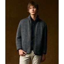 【キングサイズ・リバーシブル】ツィーディーフリースリバーシブル ブルゾン